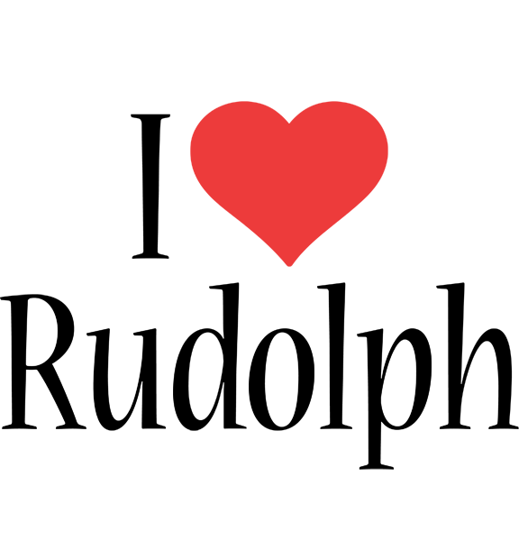 Rudolph i-love logo