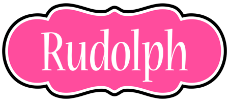 Rudolph invitation logo