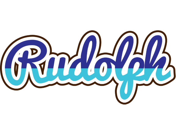 Rudolph raining logo