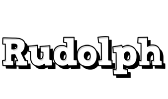 Rudolph snowing logo