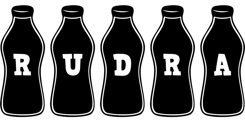 Rudra bottle logo