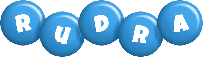 Rudra candy-blue logo