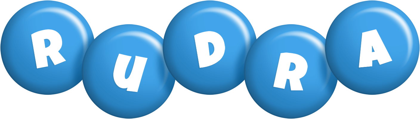 Rudra candy-blue logo