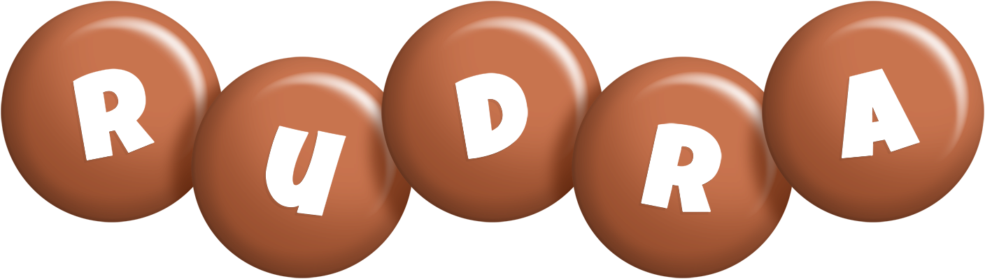 Rudra candy-brown logo