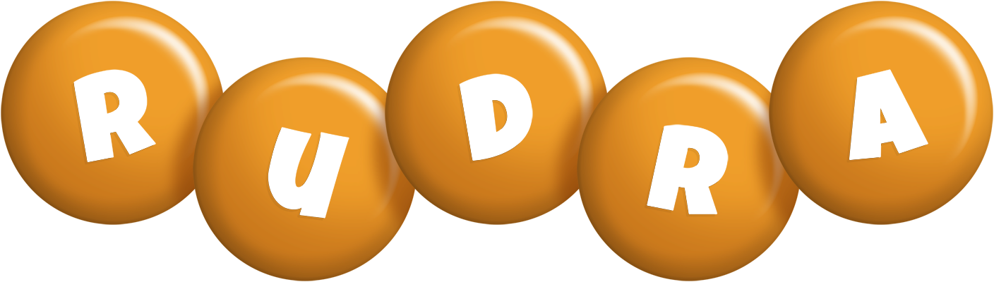 Rudra candy-orange logo