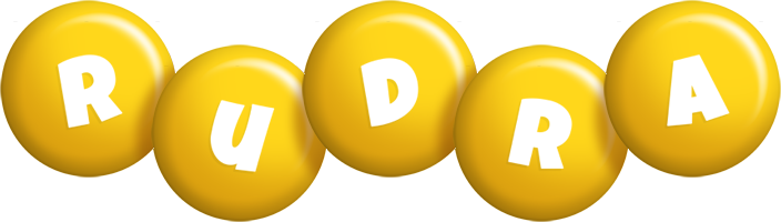 Rudra candy-yellow logo