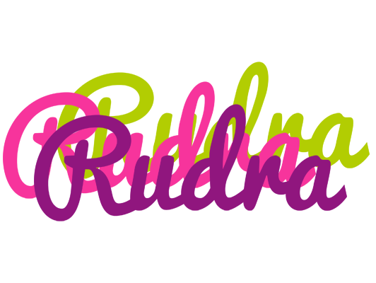 Rudra flowers logo