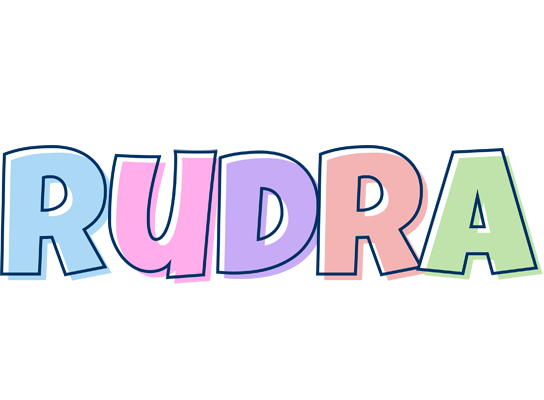 Rudra pastel logo