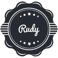 Rudy badge logo