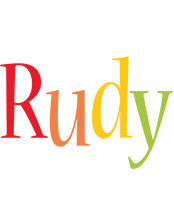 Rudy birthday logo
