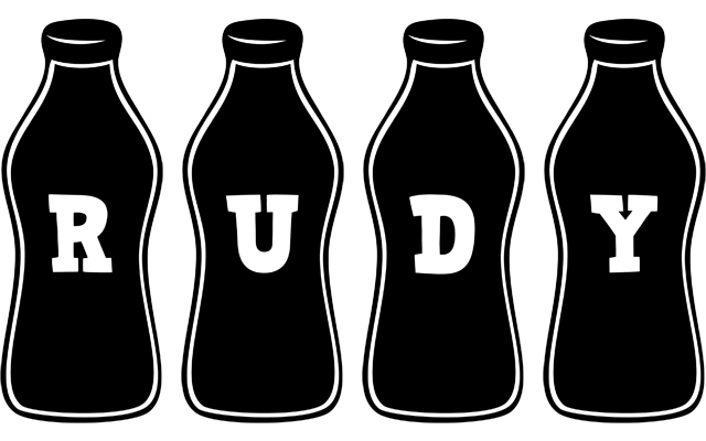 Rudy bottle logo