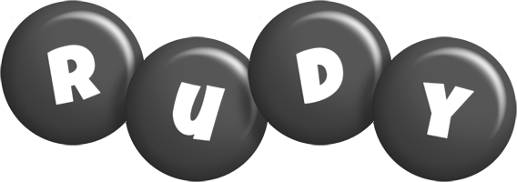 Rudy candy-black logo