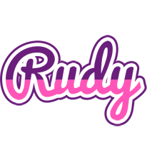 Rudy cheerful logo
