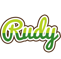Rudy golfing logo