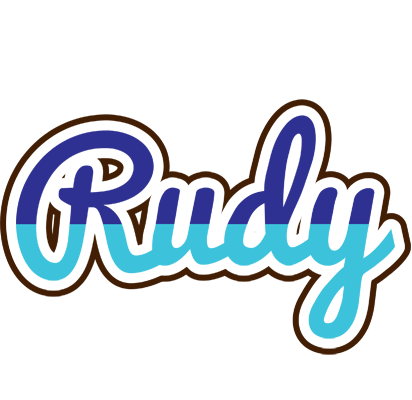 Rudy raining logo