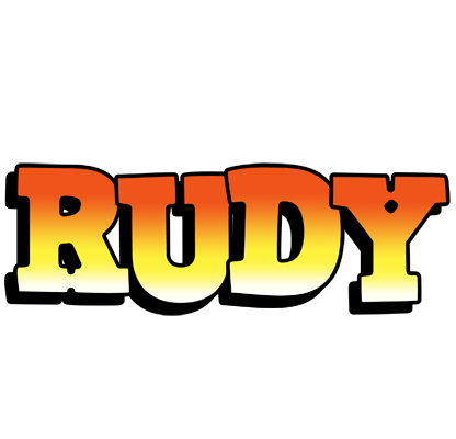 Rudy sunset logo
