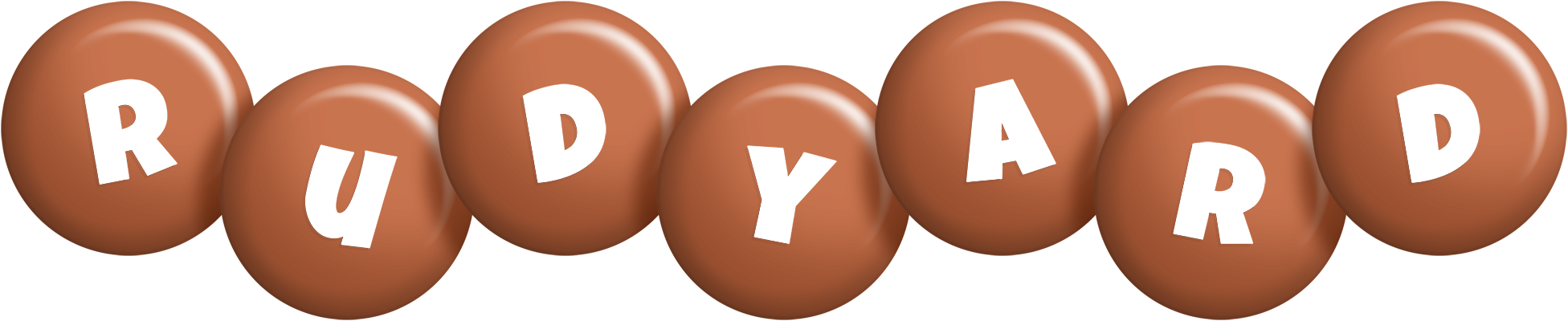 Rudyard candy-brown logo