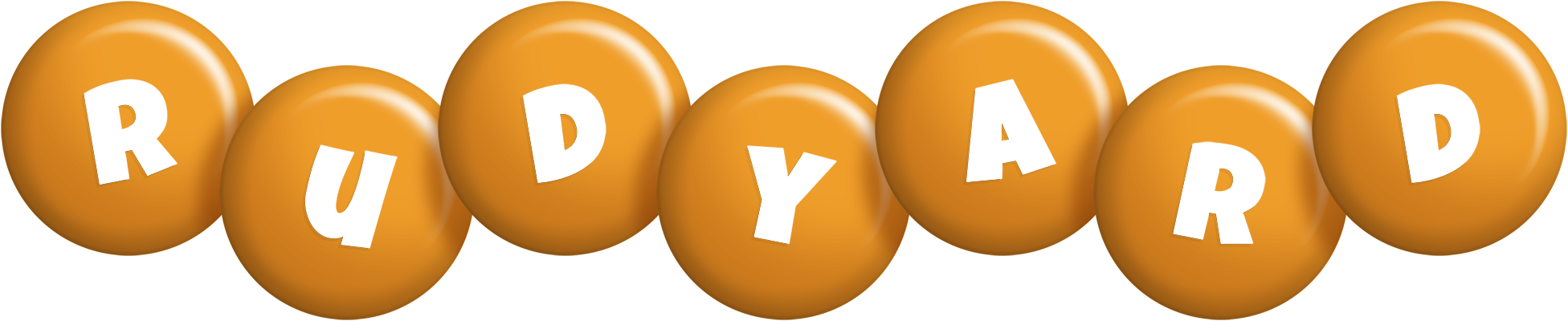 Rudyard candy-orange logo