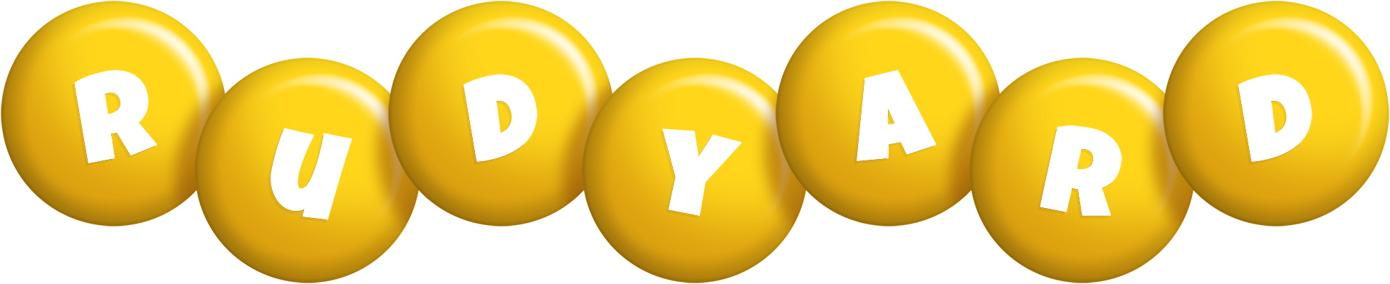 Rudyard candy-yellow logo