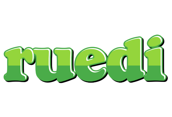 Ruedi apple logo