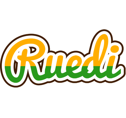 Ruedi banana logo