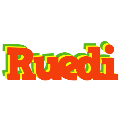 Ruedi bbq logo