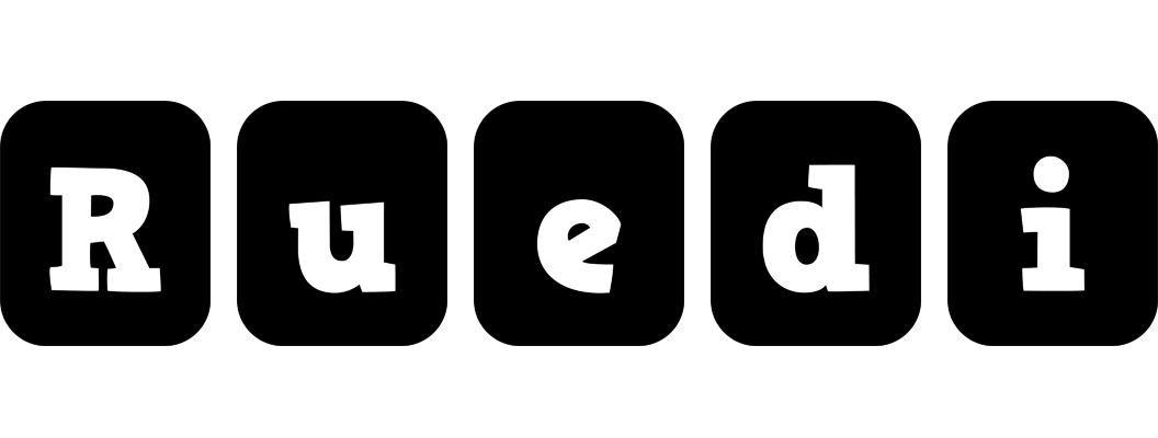Ruedi box logo