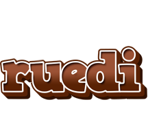 Ruedi brownie logo