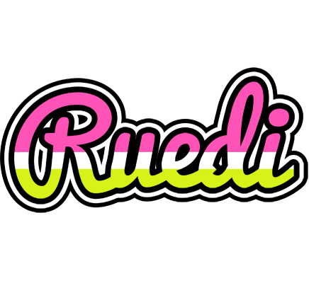 Ruedi candies logo