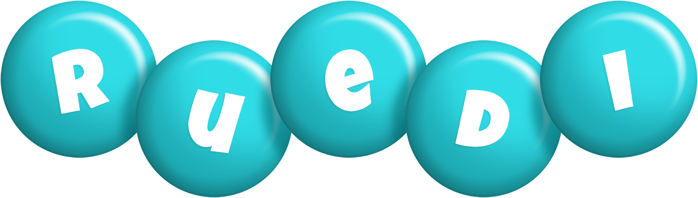 Ruedi candy-azur logo