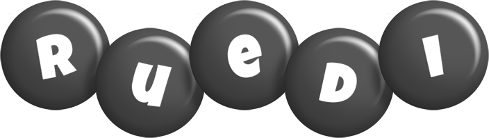 Ruedi candy-black logo