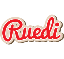 Ruedi chocolate logo