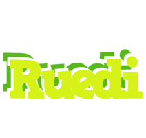 Ruedi citrus logo
