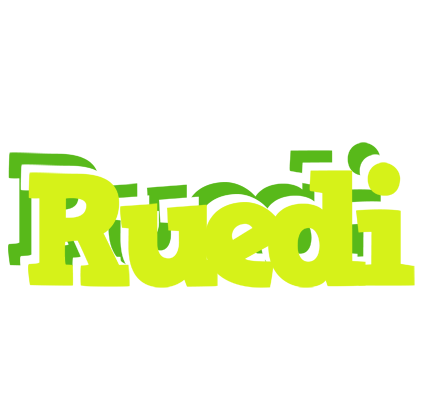 Ruedi citrus logo