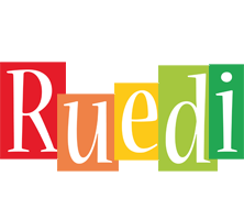 Ruedi colors logo
