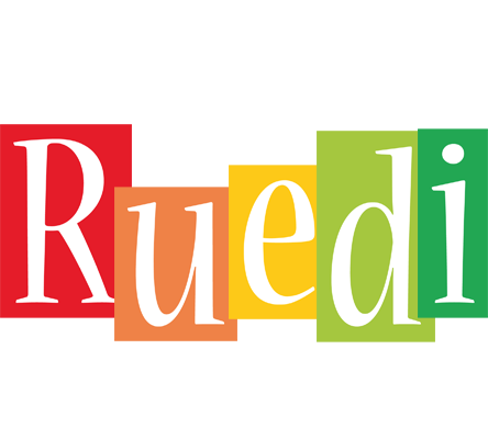 Ruedi colors logo