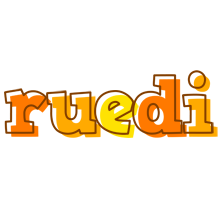 Ruedi desert logo