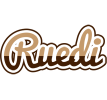 Ruedi exclusive logo