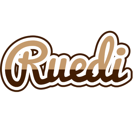 Ruedi exclusive logo