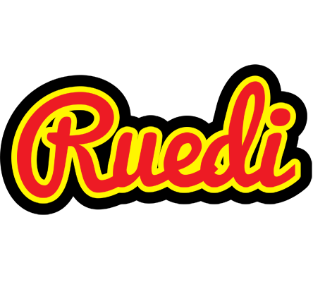 Ruedi fireman logo