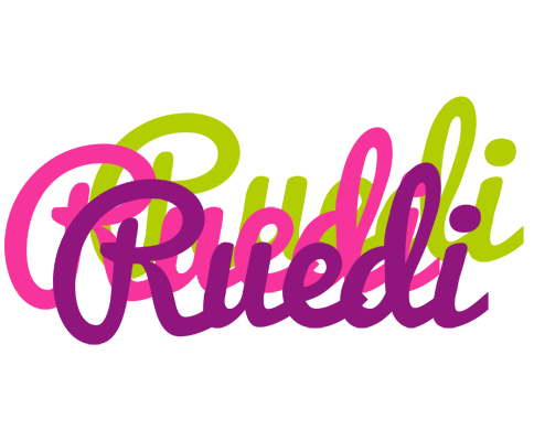 Ruedi flowers logo