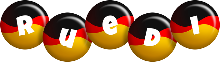 Ruedi german logo