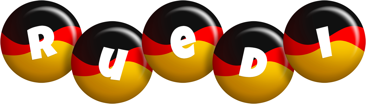 Ruedi german logo
