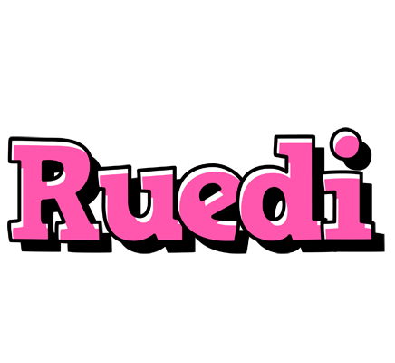 Ruedi girlish logo