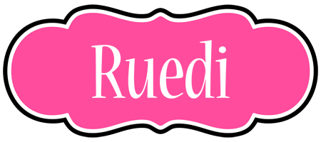 Ruedi invitation logo