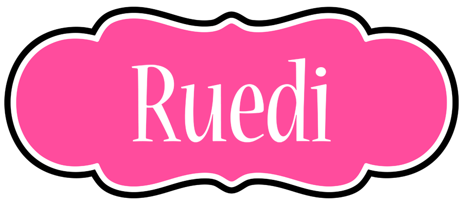 Ruedi invitation logo