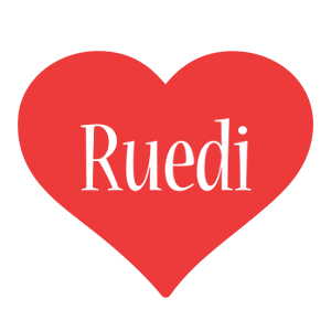 Ruedi love logo