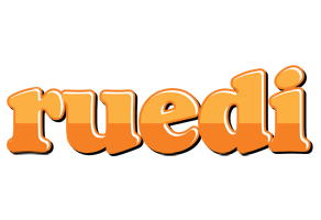 Ruedi orange logo