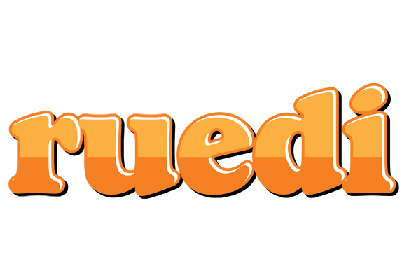 Ruedi orange logo