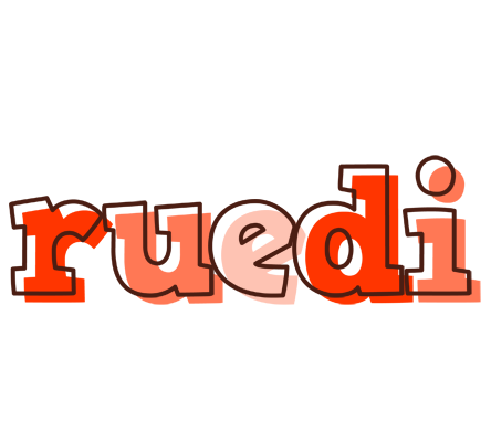 Ruedi paint logo